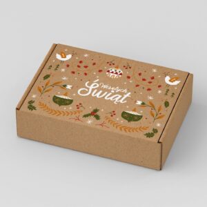 Pudełko Wesołych Świąt 35x25x15cm