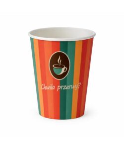 Kubek papierowy Multikolor – Plastic Free 250 ml