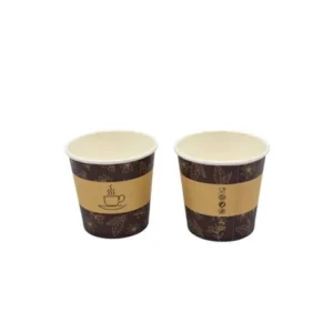 Kubek papierowy z nadrukiem – Plastic Free 100 ml
