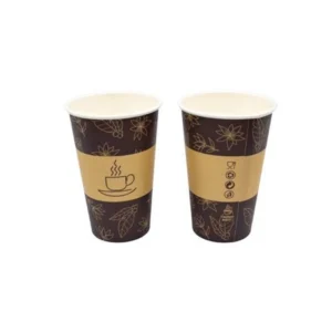 Kubek papierowy z nadrukiem – Plastic Free 180 ml