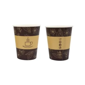 Kubek papierowy z nadrukiem – Plastic Free 250 ml